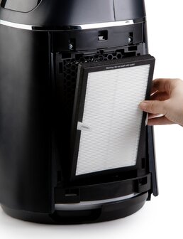 Domo DO8160 Smartflow 2-in-1 kolomventilator zwart 106 cm filter