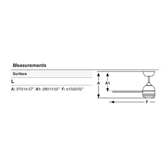 Faro Barcelona 33524 Poros L LED plafondventilator met verlichting wit/grenen 132 cm afmetingen