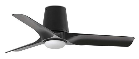 Faro Barcelona 338271S Hey Tub S plafondventilator met verlichting zwart 90 cm