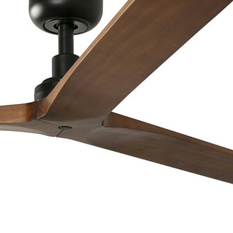 Faro Barcelona 34277 Klim M plafondventilator zwart/walnoot 125 cm