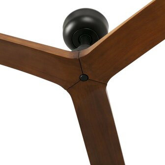 Faro Barcelona 34277 Klim M plafondventilator zwart/walnoot 125 cm