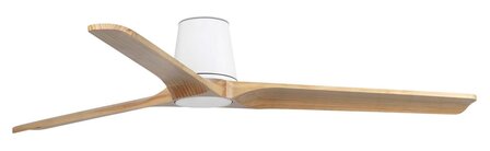 Faro Barcelona 33838 Heywood Tub L plafondventilator wit/grenen 132 cm
