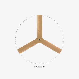 Faro Barcelona 34284 Klim S plafondventilator zwart/grenenhout 93 cm diameter