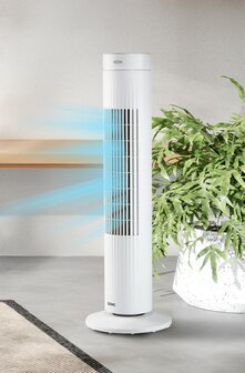 Domo DO8154 kolomventilator wit 76 cm in kamer