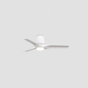 Faro Barcelona 338261S Hey Tub S plafondventilator met verlichting wit 90 cm