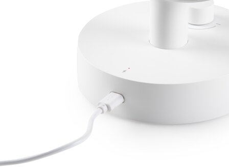 Domo DO8151 oplaadbare tafelventilator wit 15 cm usb-c