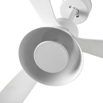 Faro Barcelona Amelia L Cone LED Tuya plafondventilator wit 132 cm lamp