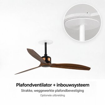 Faro Barcelona 33451 Copper Fan M inbouwsysteem