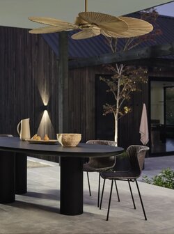 Beacon 21326849 Bali plafondventilator Naturel 132 cm in kamer
