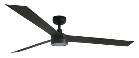 Faro Barcelona 342931S Cruiser XL plafondventilator met verlichting zwart 160 cm