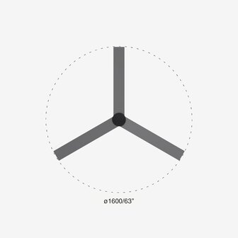 Faro Barcelona 34287 Cruiser XL plafondventilator zwart/aluminium 160 cm diameter