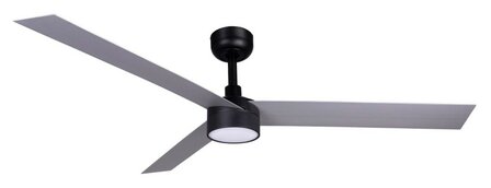 Faro Barcelona 342871S Cruiser XL plafondventilator met verlichting zwart/aluminium 160 cm