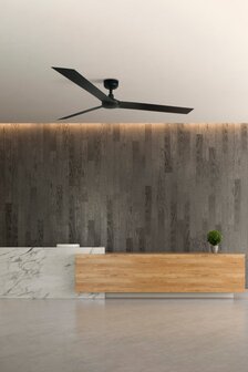 Faro Barcelona 34293 Cruiser XL plafondventilator zwart 160 cm in ruimte