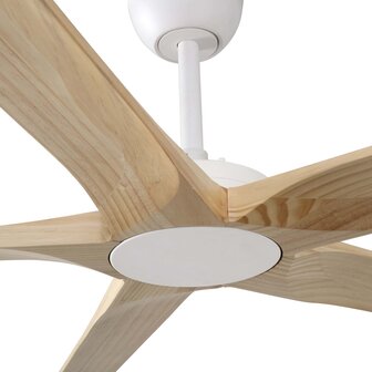 Faro Barcelona 34191WT Bigwood XL Tuya plafondventilator met app wit/grenen 200 cm