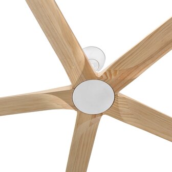 Faro Barcelona 34191WT Bigwood XL Tuya plafondventilator met app wit/grenen 200 cm