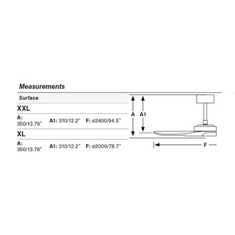 Faro Barcelona 34191WT Bigwood XL Tuya plafondventilator met app wit/grenen 200 cm afmetingen