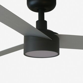 Faro Barcelona 342861S Cruiser L LED plafondventilator zwart/aluminium 132 cm