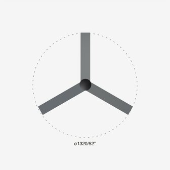 Faro Barcelona 342861S Cruiser L LED plafondventilator zwart/aluminium 132 cm diameter