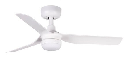 Faro Barcelona 338201S Mini Punt S plafondventilator met verlichting wit 90 cm