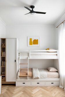 Faro Barcelona 33822 Mini Punt S plafondventilator zwart 90 cm slaapkamer