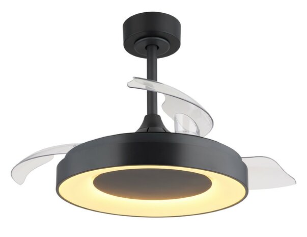 Globo Elina LED plafondventilator grijs met verlichting 45 cm