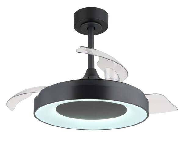 Globo Elina LED plafondventilator grijs met verlichting 45 cm