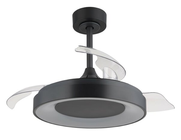 Globo Elina LED plafondventilator grijs met verlichting 45 cm