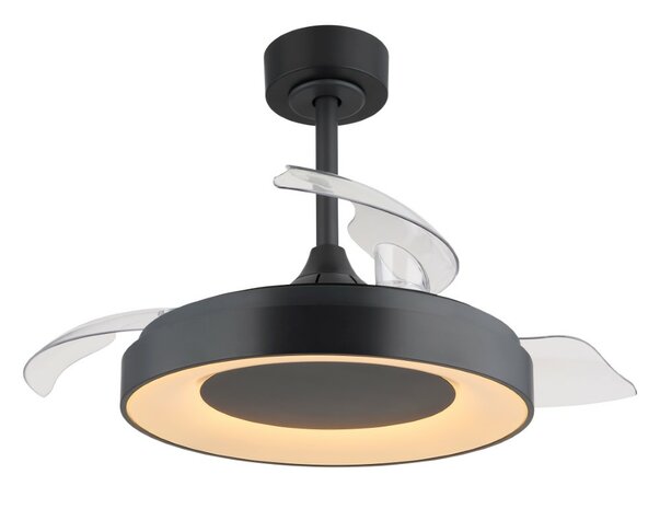 Globo Elina LED plafondventilator grijs met verlichting 45 cm