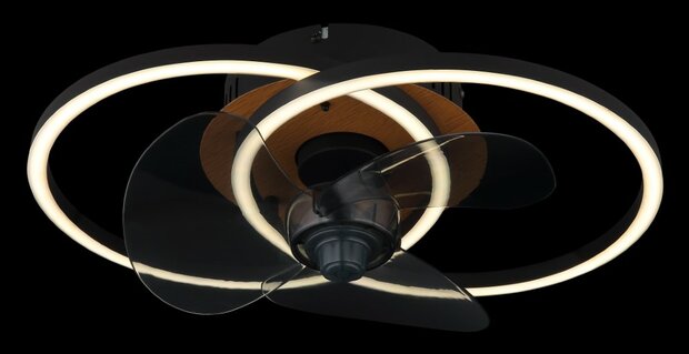 Globo Karen LED plafondventilator met verlichting 28 cm licht
