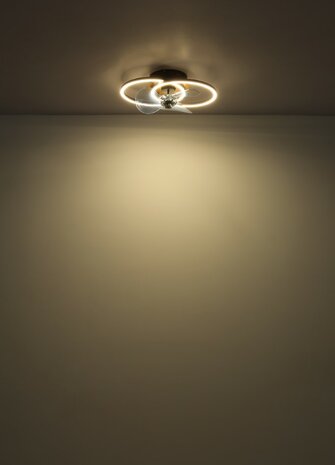 Globo Karen LED plafondventilator met verlichting 28 cm licht