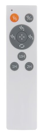 Globo Alisha plafondventilator met verlichting zwart 43 cm afstandsbediening