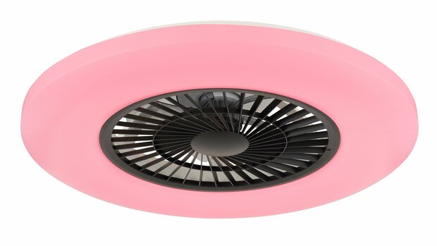 Globo Alva Led plafondventilator wit/zwart 59,5 cm