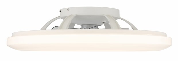 Globo Alva Led plafondventilator wit/zwart 59,5 cm
