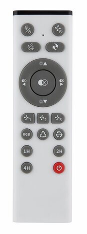 Globo Alva Led plafondventilator wit/zwart 59,5 cm
