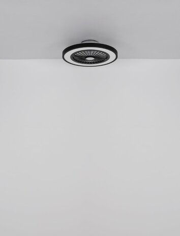 Globo Blizzak Led plafondventilator zwart 54 cm