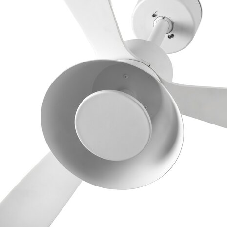 Faro Barcelona Amelia L Cone LED Tuya plafondventilator wit 132 cm lamp