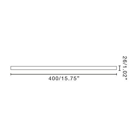 Faro Barcelona Amelia verlengstang zwart 40 cm afmetingen