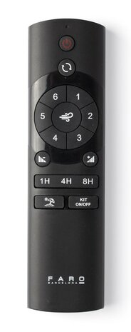 Faro Barcelona 34301WT Palma M plafondventilator bruin met app 129 cm afstandsbediening