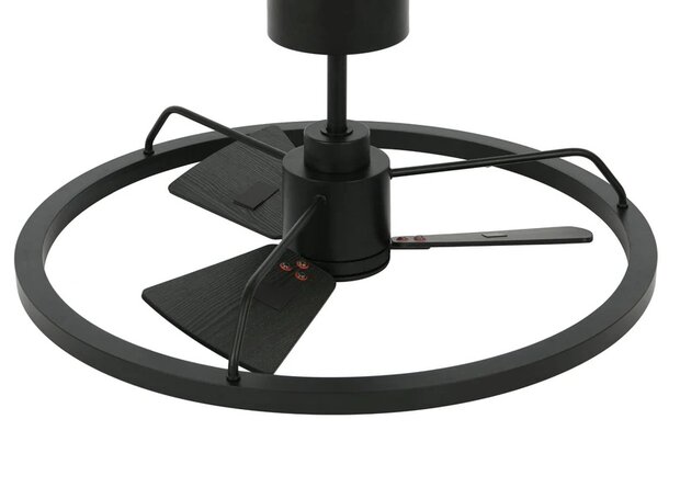 Beacon 516124 Lucci Air Cessna zwart plafondventilator met verlichting 70 cm