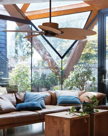 Beacon 210295 Fijian II plafondventilator bruin 132 centimeter