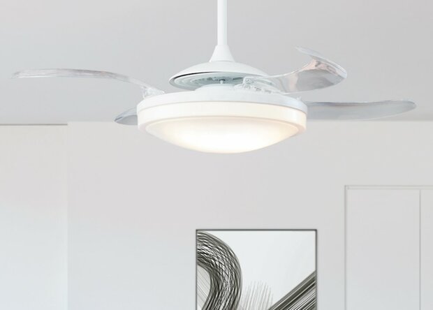 Beacon Fanaway Evo2 Endure plafondventilator wit 122 cm 210930 aan plafond