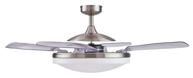 Beacon Fanaway Evo2 Endure plafondventilator geborsteld chroom 122 cm 210931 voorzijde