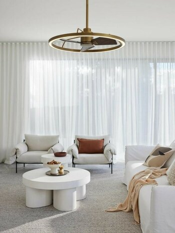 Beacon 21611686 Lucci Air Cessna Antique Bronze plafondventilator 70 cm in kamer