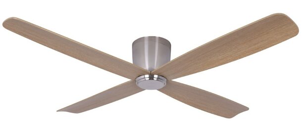 Beacon 210987 Lucci Air Fraser plafondventilator wit eikenhout 132 cm