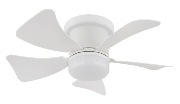 Globo Hines LED plafondventilator wit 41 cm