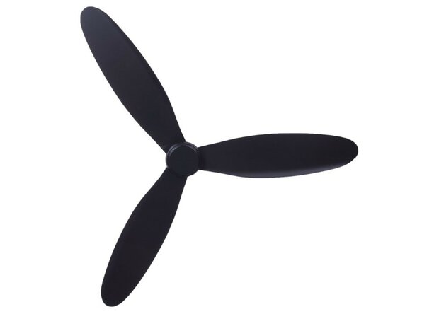 Beacon Airfusion Radar plafondventilator zwart 132 centimeter 212884 onderzijde bladen