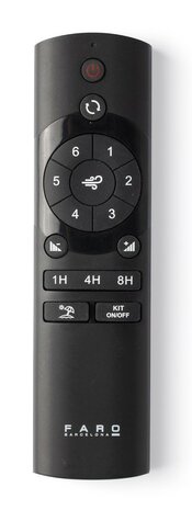 Faro Barcelona 34363WT Outwood L plafondventilator wit met app 150 cm afstandsbediening