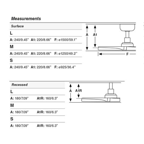 Faro Barcelona 34282 Klim L plafondventilator zwart/grenenhout 150 cm afmetingen