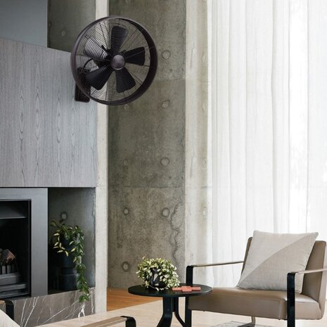 Beacon 213124EU Breeze wandventilator matzwart 41 cm