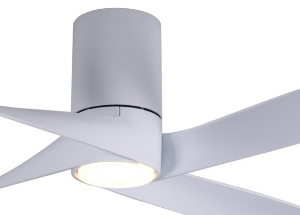 Beacon Riviera plafondventilator wit 132 cm 213350 behuizing met licht